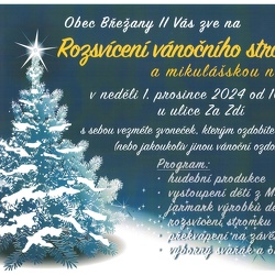 Rozsvícení vánočního stromečku 1.12.2024